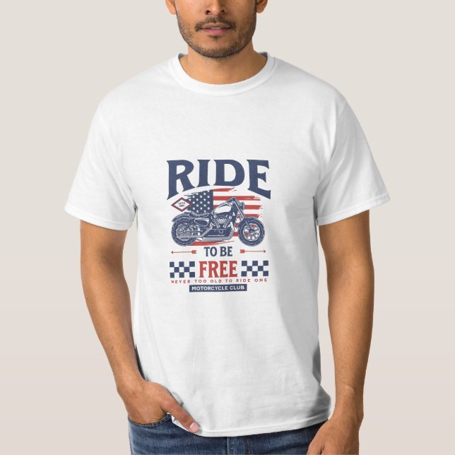 Camiseta Ride to Be Free (Anverso)