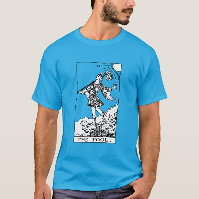 Camiseta Rider Waite Tarot Mayor Arcana El Tonto (Anverso)