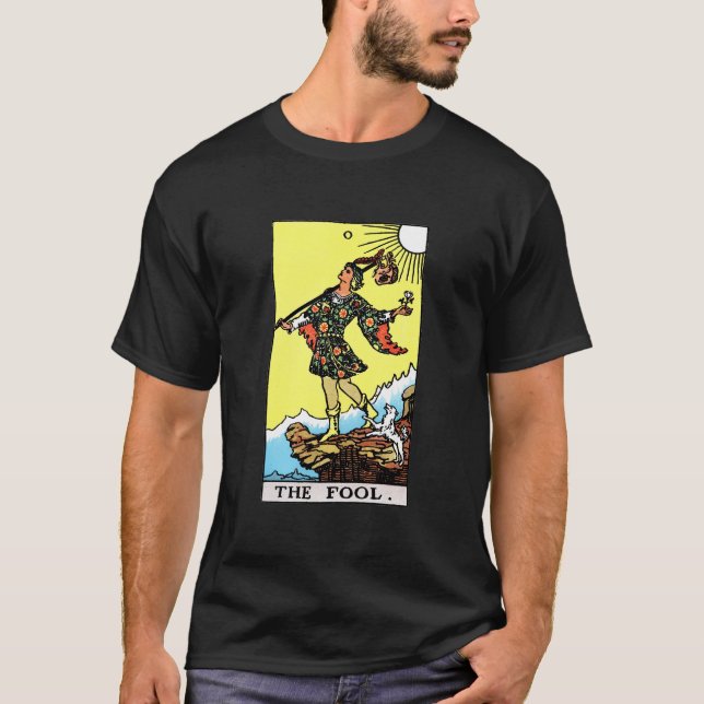 Camiseta Rider Waite Tarot Mayor Arcana El Tonto (Anverso)