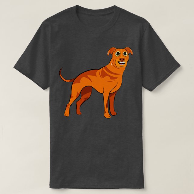 Camiseta Ridgeback Dog Rhodesia (Diseño del anverso)