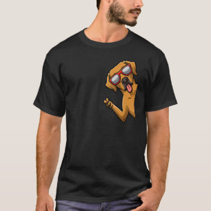 Camiseta Ridgeback Perro Rhodés De Lado Con Gafas De Sol