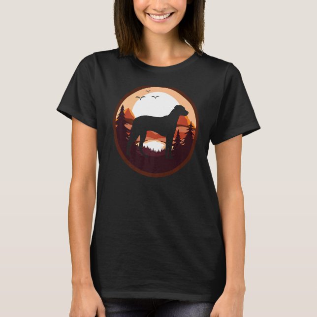 Camiseta Ridgeback Rhodesia Dog Retro 2 (Anverso)