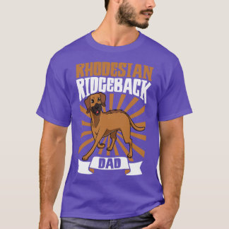 Camiseta Ridgeback Rhodesian Dad Rhodesian Ridgeback