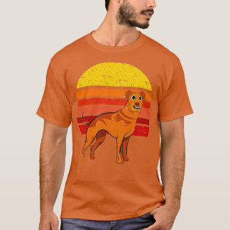 Camiseta Ridgeback Rhodesian Dog Retro