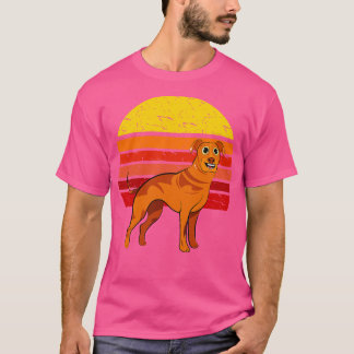Camiseta Ridgeback Rhodesian Dog Retro