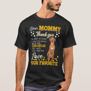 Camiseta Ridgeback Rodesiano Querida Mamá Gracias Por Ser