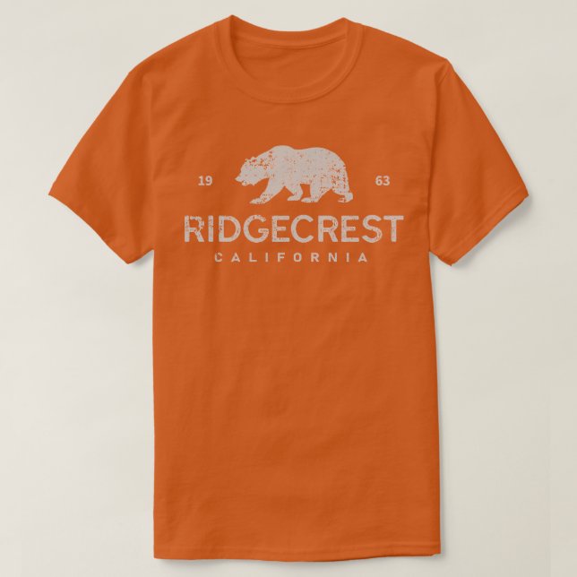 Camiseta Ridgecrest California TShirt (Diseño del anverso)