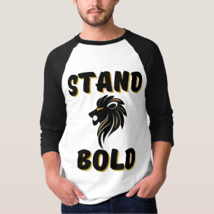 Camiseta Ridículo en negrita como leones 3/4 hombres