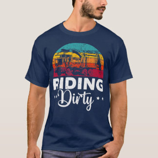 Camiseta Riding Dirty Garbage Truck Trash Collector Recycli