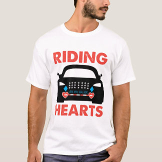 Camiseta Riding Hearts bold car design