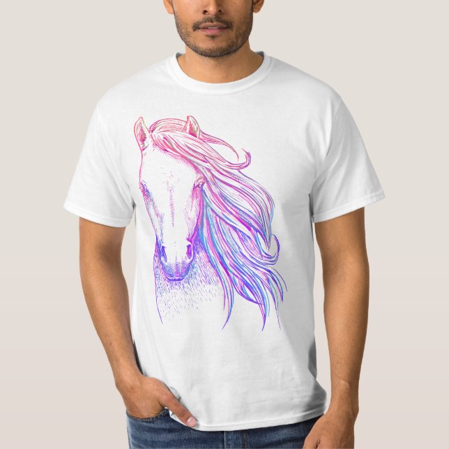 Camiseta Riding solves most problems girls riding horses  (Anverso)