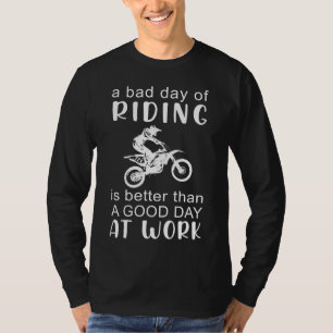 Camiseta Ríe de la rebelión con el mal día de Dirtbike Tee