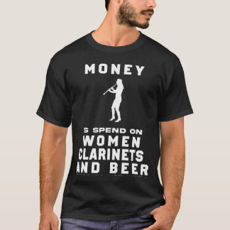 Camiseta ¡Ríe en armonía! Graciosa mayoría de mi dinero Cla