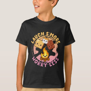 Camiseta Ríe Más Preocupa Menos Fin de Semana Niños Sujetan