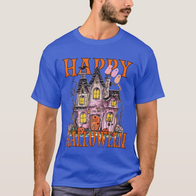 Camiseta "¡Ríe Spooktacular, Feliz Halloween!" (Anverso)