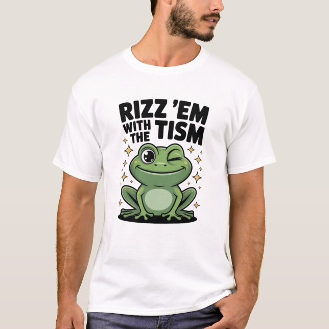 Camiseta Ríelos Con el Tism Cool Frog (Anverso)