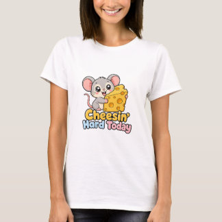 Camiseta riendo con queso duro hoy