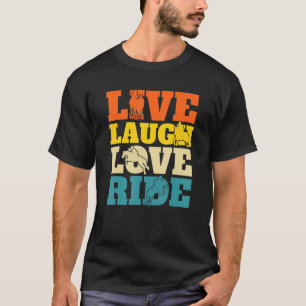 Camiseta Riendo en vivo el viaje de amor a caballo ecuestre