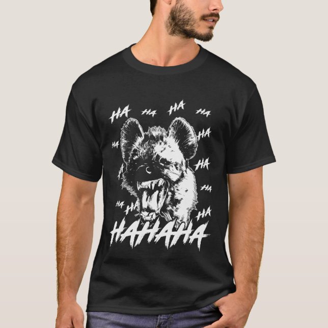 Camiseta Riendo hiena (Anverso)