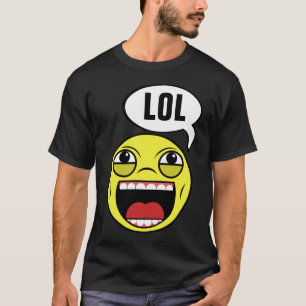 Camiseta Riendo la cara fuerte