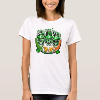 Camiseta Riéndose de los cráneos de Leprechaun irlandeses: