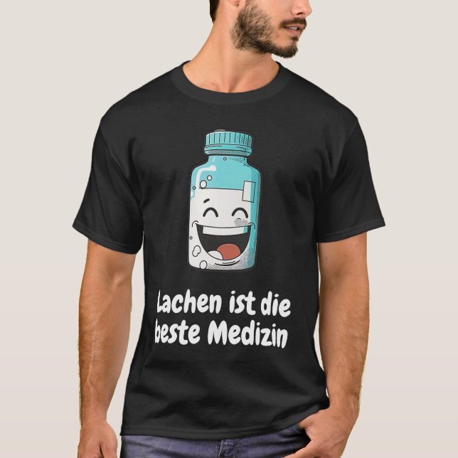 Camiseta Riendose es la mejor medicina riéndose de la medic (Anverso)