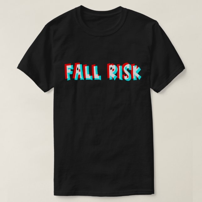 Camiseta Riesgo de caída, ¿verdad? (Diseño del anverso)