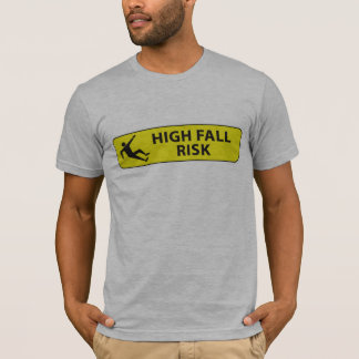 Camiseta riesgo de la caída