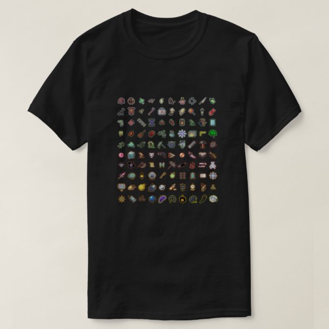 Camiseta Riesgo de lluvia de artículos clásicos (Diseño del anverso)