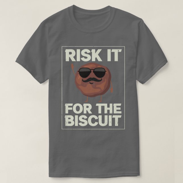 Camiseta Riesgo Para Los Biscuits De Biscuit (Diseño del anverso)