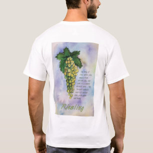 Camiseta Riesling Wine Grapes T-Shirt