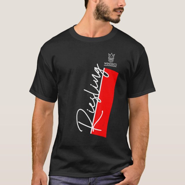 Camiseta Riesling Wine Saying Motifs Jga Winegod Weinfest (Anverso)