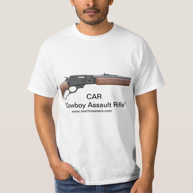 Camiseta Rifle de la acción de la palanca de la aguja 336 (Anverso)