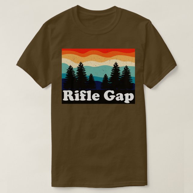 Camiseta Rifle Gap Colorado Retro (Diseño del anverso)