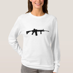 Camiseta Rifle negro AR-15