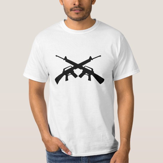 Camiseta Rifles automáticos (Anverso)