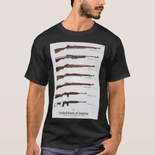 Camiseta Rifles de los Estados Unidos en los servicios de l