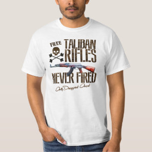 Camiseta ¡Rifles libres - nunca encendidos, caído solamente
