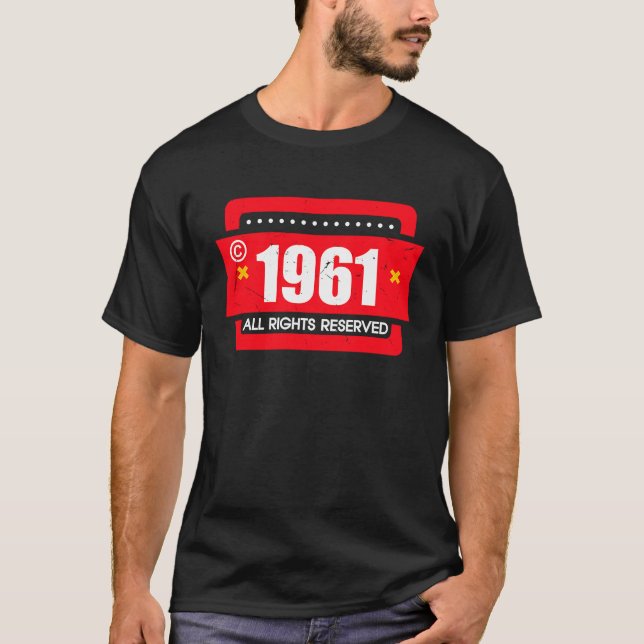 Camiseta right 1961 All Rights Reserve (Anverso)