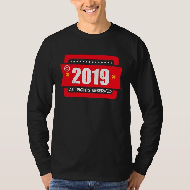 Camiseta right 2019 All Rights Reserve (Anverso)