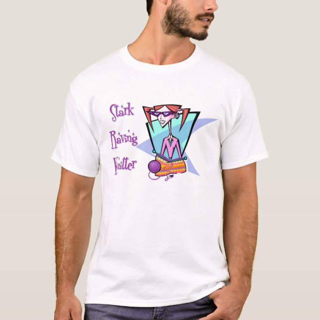 Camiseta rígida del calcetero que delira (Anverso)