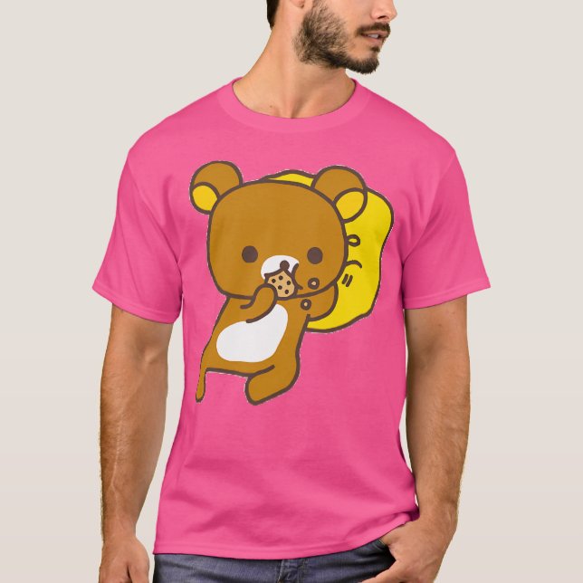 Camiseta Rilakkuma come cookie Kawaii (Anverso)