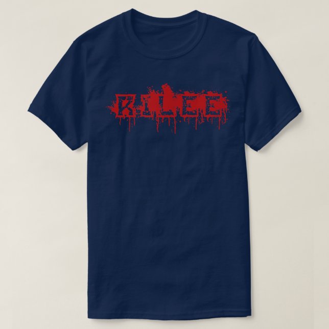 Camiseta Rilee  First Name Halloween Costume Personalized  (Diseño del anverso)