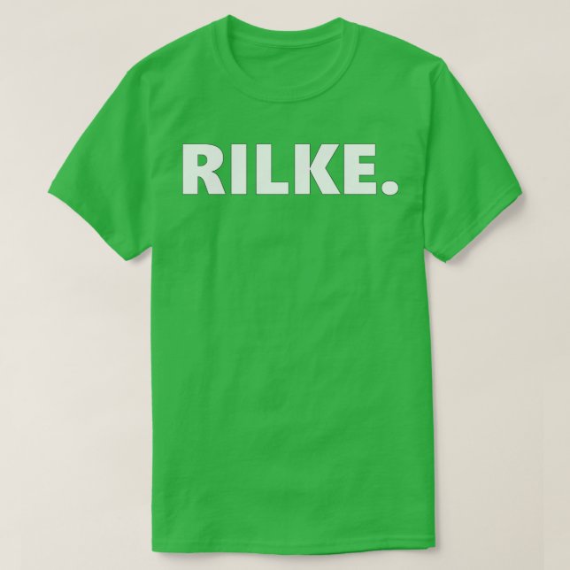 CAMISETA RILKE (Diseño del anverso)