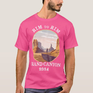 Camiseta Rim Sur Al Parque Nacional Del Gran Cañón De Rim N