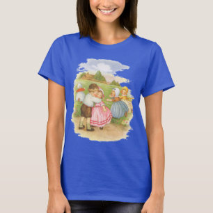 Camiseta Rimas infantiles Vintage Georgie Porgie Mother Goo