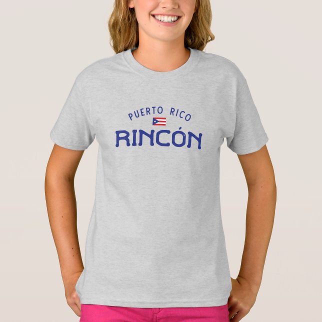 Camiseta Rincón angustiado de Chicas de Puerto Rico (Anverso)