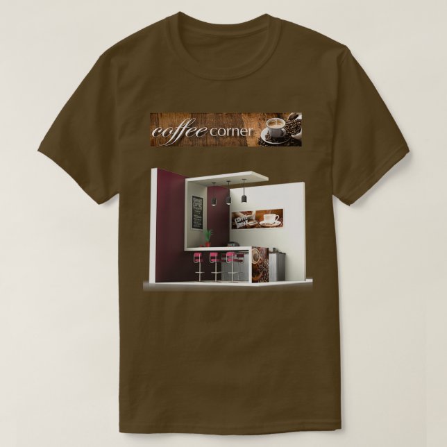 Camiseta rincón de café (Diseño del anverso)