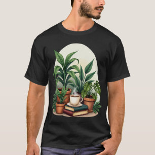Camiseta Rincón de lectura acogedor para padres de plantas 