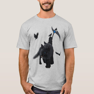 Camiseta Rincón oscuro con guardián y cuervos